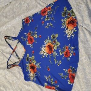 flowy floral top